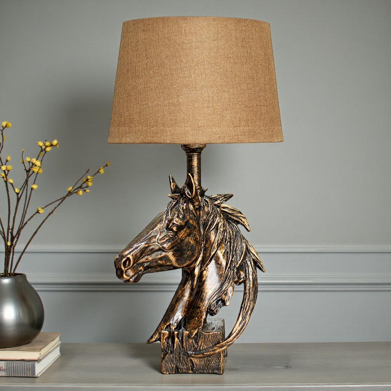 Stallion horse Copper | Home Decor Lampify