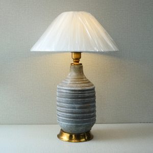 Rustic 13 Grey Table Lamps (Pair)