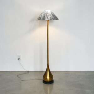Metal Sofia Golden Brown Floor Lamp (Each)