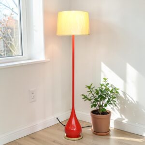 Metal Sofia Red Floor Lamp (Each)
