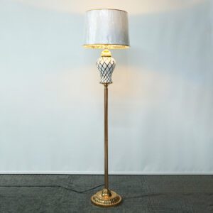Ceramic 992 White Floor Lamp (Each)