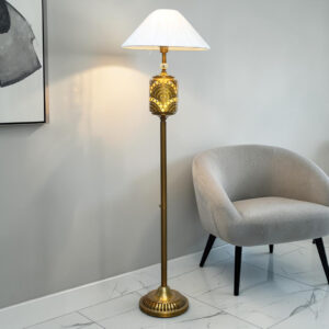 Metal CNC GB Double Light Corner Floor Lamp (Each)