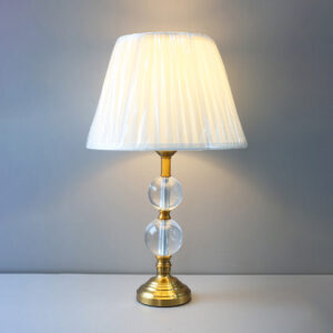 Crystal 2 Balls Plain Table Lamps(Pair)